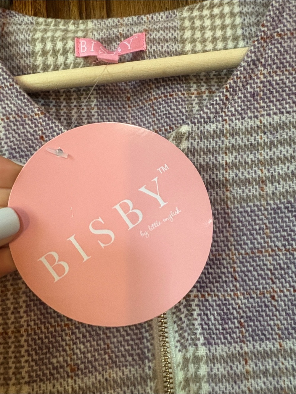 Bisby Girls  Retro Jumper Purple - Picture 8 of 15